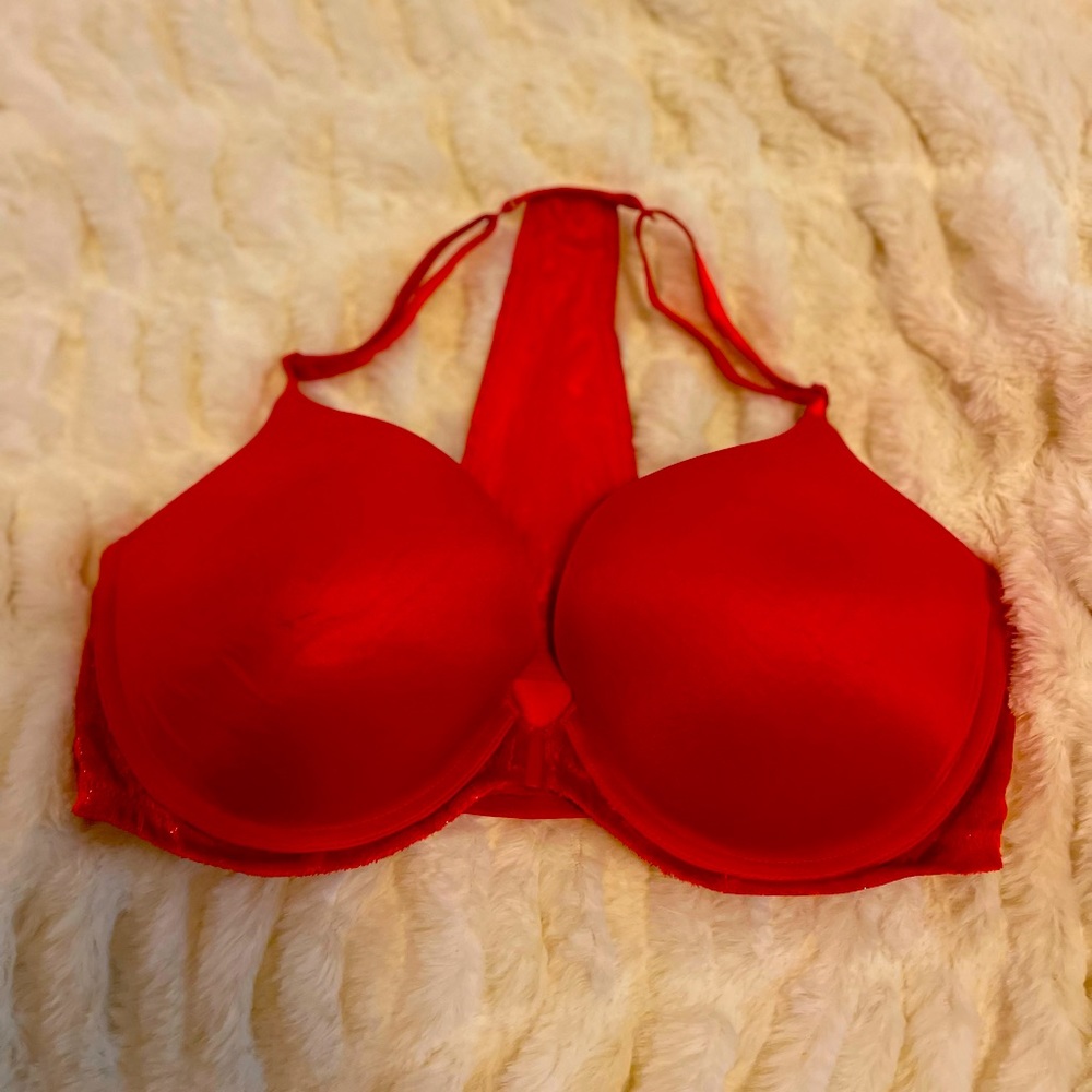 NWT Victoria Secret 36DD Red Racerback Bra